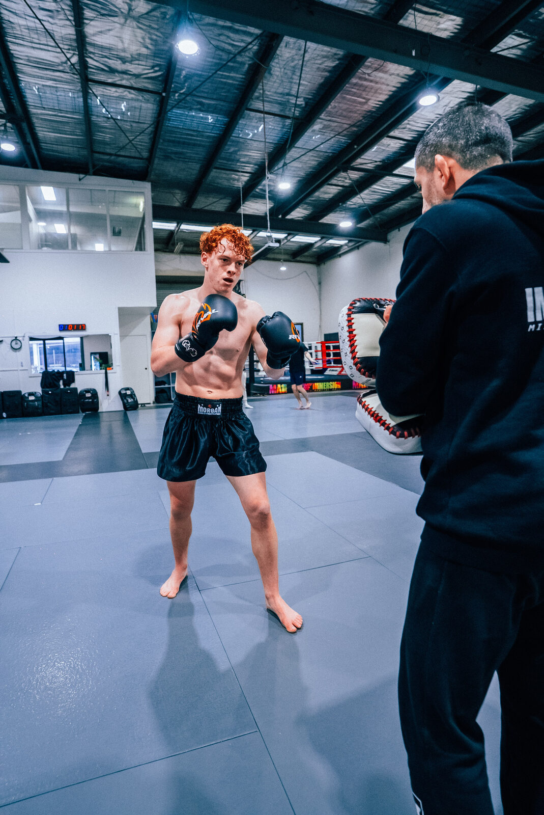Student holding guard and staying composed during a round