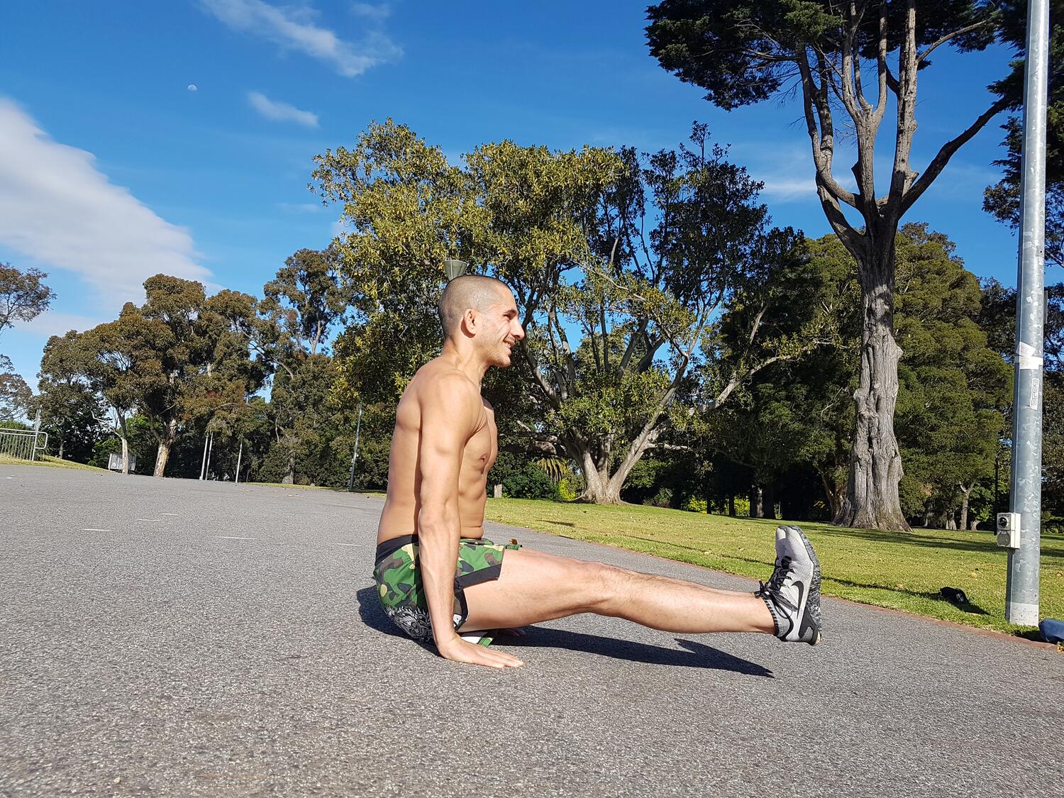 Outdoor conditioning session in a Melbourne park